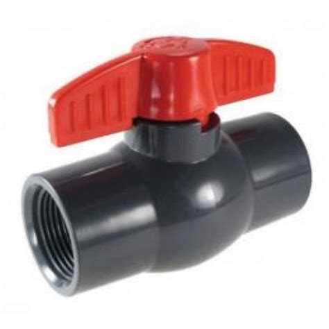 Ball Valves LD PVC Compact Socket Ball Valve 1 2 Inch Molded In Place