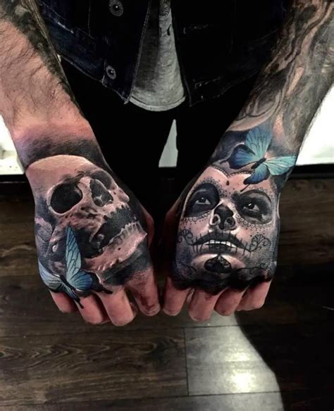 25 Frighteningly Cool Skeleton Hand Tattoo Designs | LaptrinhX