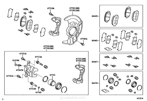 FRONT DISC BRAKE CALIPER DUST COVER Toyota Part ListJP CarParts