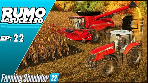 INICIADA A PRIMEIRA COLHEITA DE MILHO FARMING SIMULATOR 22 22 YouTube