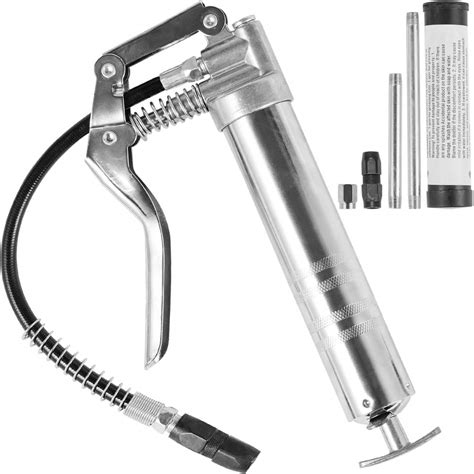 Vevor Pistol Grip Grease Gun 3500 Psi 4 Oz 120 Cc Capacity Heavy Duty Professional Grease