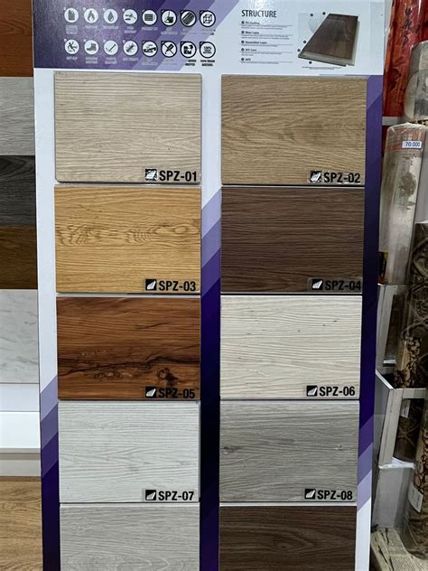 Jual Spc Flooring Spazio Mm Spc Lantai Kayu Sistem Click Vinyl