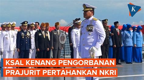 Peringati Hari Dharma Samudera KSAL Kenang Momen Pertempuran Laut