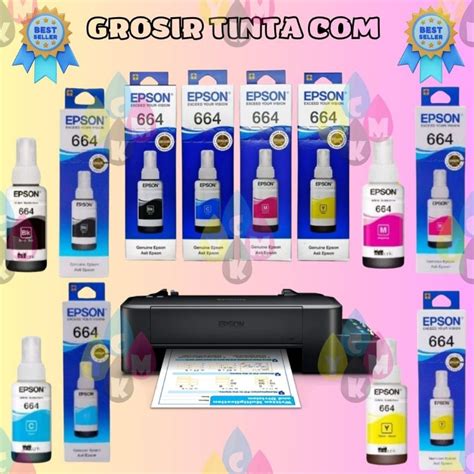 Jual Tinta Original Full Set Warna For Printer L L L