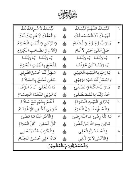 Sholawat Talbiyah Pdf