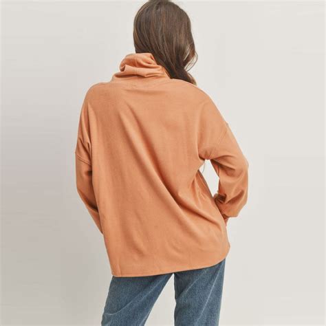 Love Kuza Drawstring Turtleneck Sweater Love Kuza