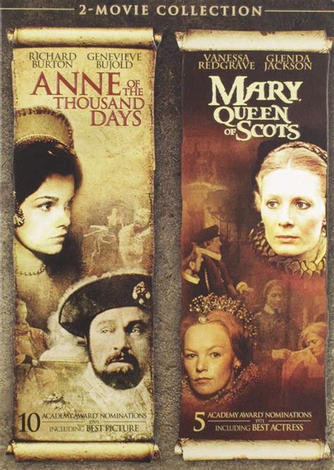 Anne Of The Thousand Days Mary Queen Of Scots Region Ntsc Dvd