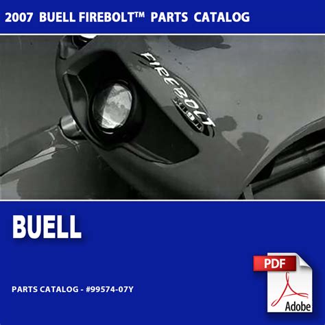 2007 Buell Firebolt Models Parts Catalog #99574-07Y – Motorcycle Manual Download