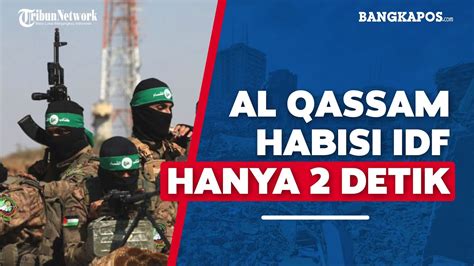 Hanya 2 Detik Brigade Al Qassam Taklukkan Tentara IDF Pakai Senjata