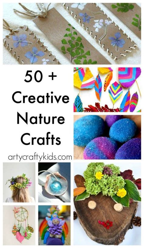 50 Nature Crafts For Kids Nature Crafts Kids Nature Crafts Crafts