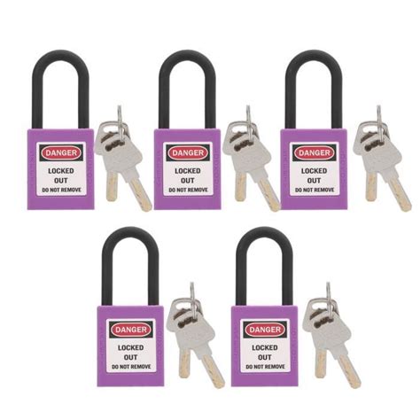 Cikonielf Cadenas De S Curit Ensemble Verrouillage De S Curit Mm