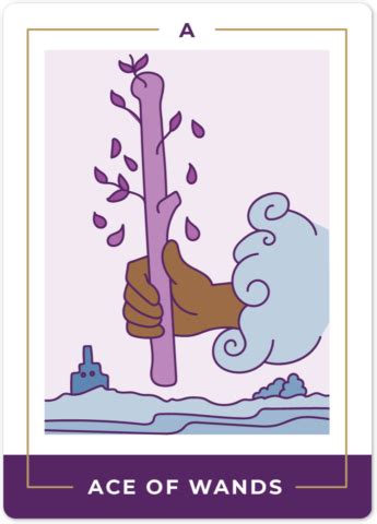 Ace Of Wands Tarot Card Meanings Biddy Tarot