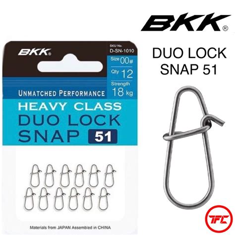 BKK Duo Lock Snap Heavy Class Snap 51 Stainless Steel Shopee Malaysia