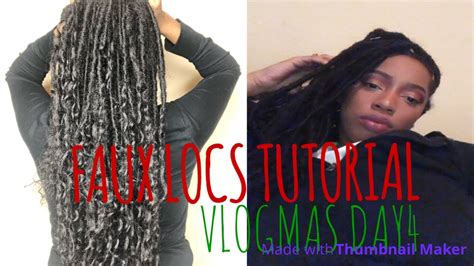 Faux Locs Goddess Locs Quick Method No Braiding Rubber Band Method