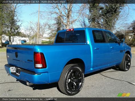 2018 Ram 1500 Sport Crew Cab 4x4 In Hydro Blue Pearl Photo No