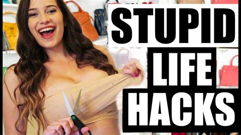 Stupid Life Hacks That Actually Work Weird Diys Youtube