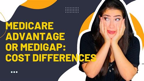 Cost Difference Medicare Advantage Vs Medicare Supplement Youtube