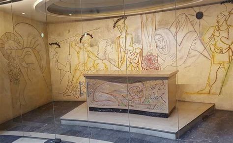 The Jean Cocteau Murals Church Of Notre Dame De France