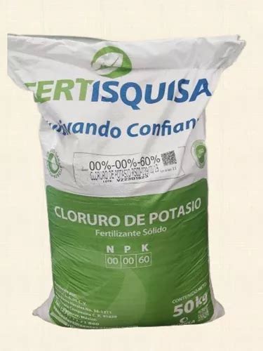 Cloruro De Potasio Granulado Alto En Potasio Kg Env O Gratis