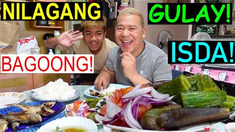 Ep 57 NILAGANG AMPALAYA Sawsaw Sa BAGOONG With Prito At Sinaing Na