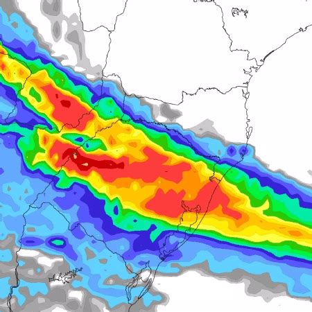 RS deve ter chuva volumosa de até 100 mm no domingo diz previsão