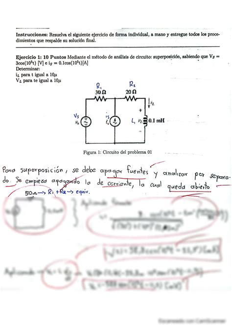 Solution Quiz Circuitos El Ctricos Estado Estacionario Studypool