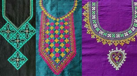 Latest Gujarati Stitch Kurti Design Sindhi Embroidery Kutch Work