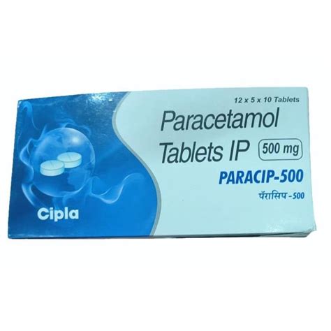 Mg Paracip Paracetamol Tablet Ip At Rs Box Pharmaceutical