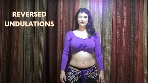 Reversed Undulations Online Belly Dance Lesson Youtube