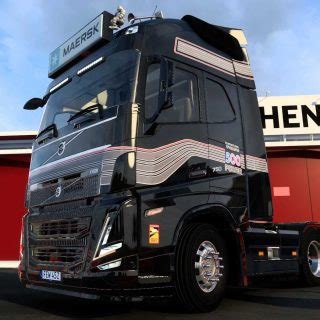 GRAND COFFRET LUMINEUX VOLVO FH5 2020 MAERSK 1 0 1 45 ETS2 ETS2 Mod