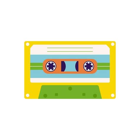 Premium Vector Aesthetics Of The 90s Retro Cassettes For A Tape