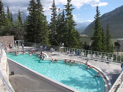 Destination Mike Relaxing At The Banff Upper Hot Springs