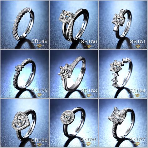 Pos Dari Kl Sr Cincin Boleh Laras S Silver Rings Adjustable Women