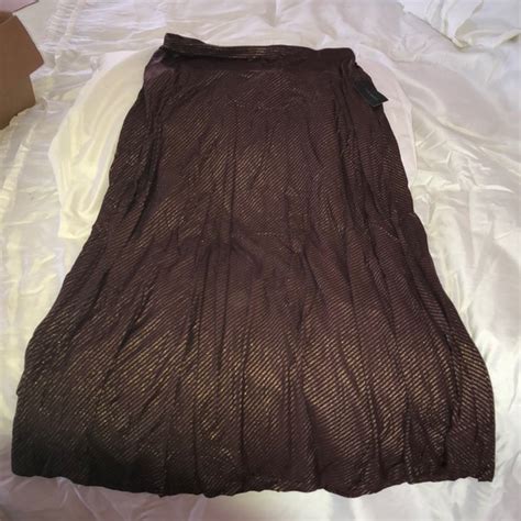 Lane Bryant Skirts Nwt Lane Bryant Brown Herringbone 2 Tone Skirt