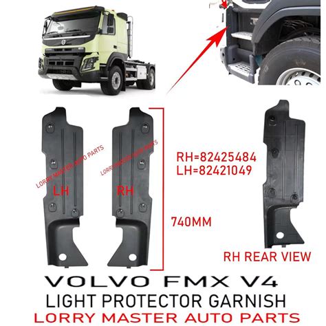 J S Light Protector Garnish Volvo Fmx V Lorry