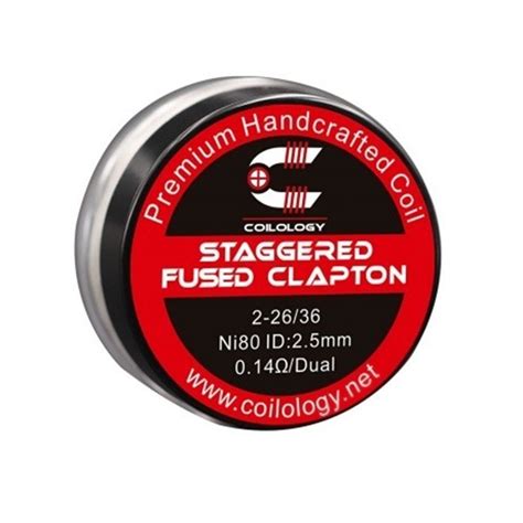 Coilology Staggered Fused Clapton Coil Ss L Ohm Agt Group Wholesale