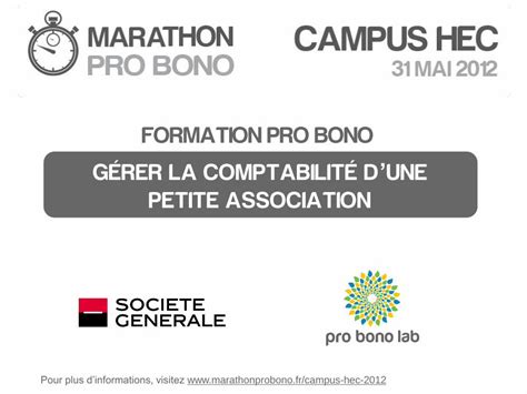 PDF FORMATION PRO BONO GÉRER LA COMPTABILITÉ D UNE PETITE