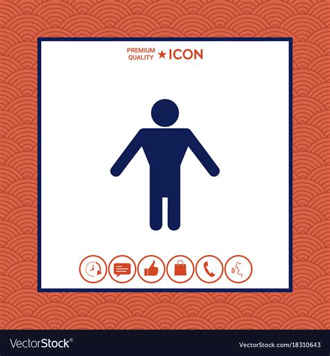 Man Icon Royalty Free Vector Image Vectorstock