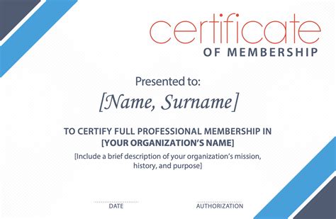 Show Your Appreciation With Membership Certificates