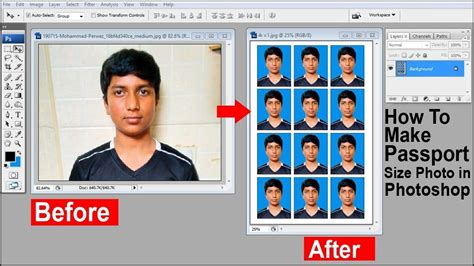 How To Print Passport Size Photo Make Passport Size Photo In