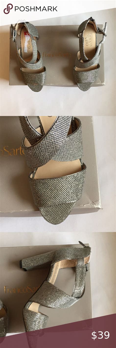 Franco Sarto Womens Hazelle 2 Sandals Pewter Size 55m