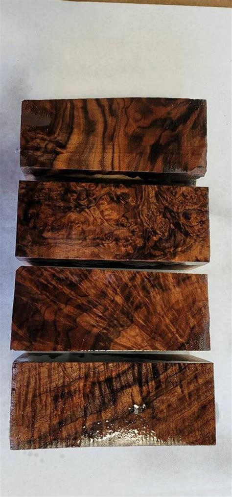 Fancy Walnut Burl And Highly Figured California Walnut Etsy