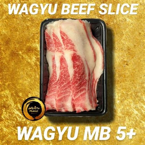 Jual Steak Daging Sapi Slice Wagyu Mb5 Shortplate Tokusen 500 Gr