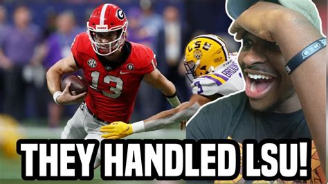 14 LSU Vs 1 Georgia 2022 SEC Championship 2022 College Football