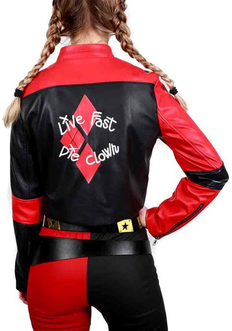 Dc Comics Suicide Squad Moto Jacket For Harley Quinn