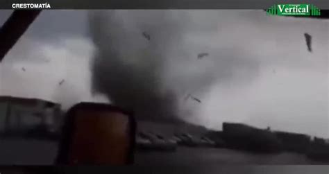 Espectacular Tornado Arrasa Con Todo A Su Paso En Apodaca Nuevo Le N