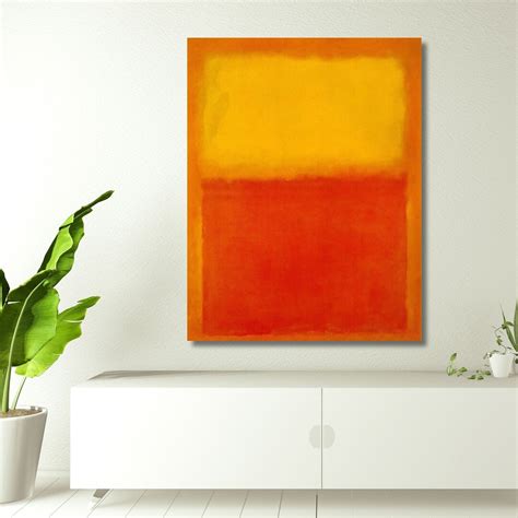Mark Rothko Canvas Mark Rothko Wall Art Rothko Abstract Rothko