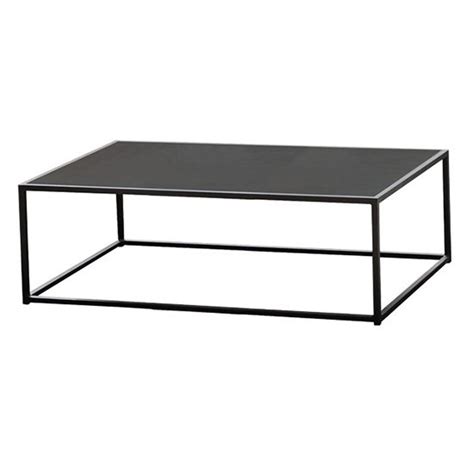 Oakhill Glass Top Coffee Table In Matt Slate And Charcoal Coolest