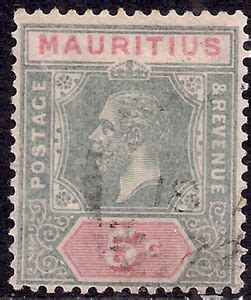 Stamp Issues Of Mauritius King George V Mi Mu