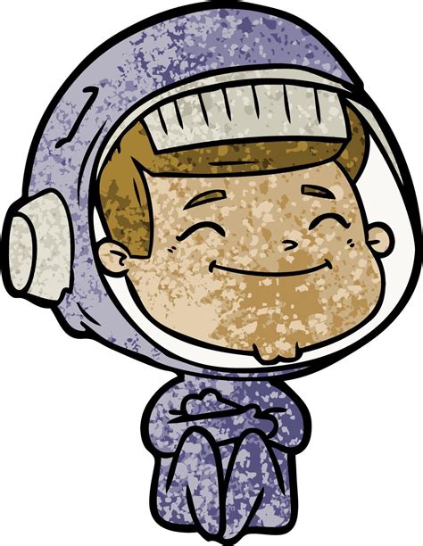 Cartoon astronaut character 12836397 Vector Art at Vecteezy